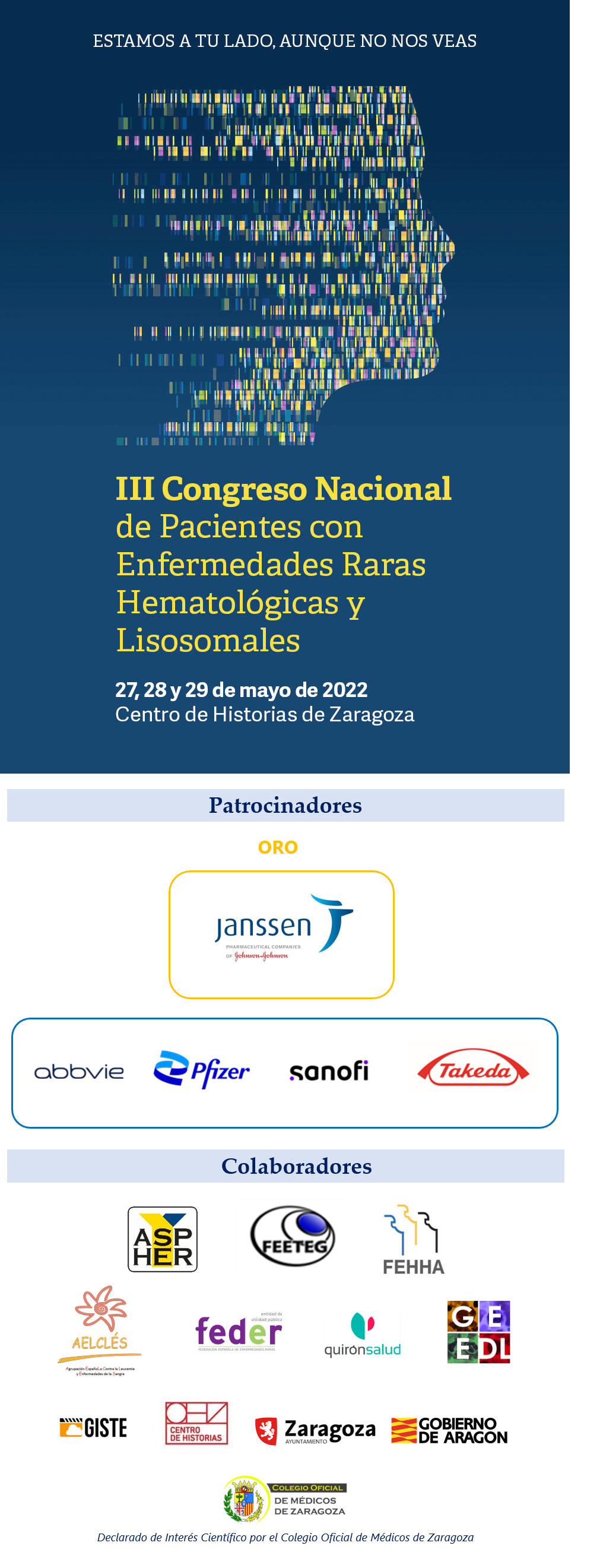 III Congreso Nacional de Pacientes con Enfermedades Raras Hematológicas y Lisosomales